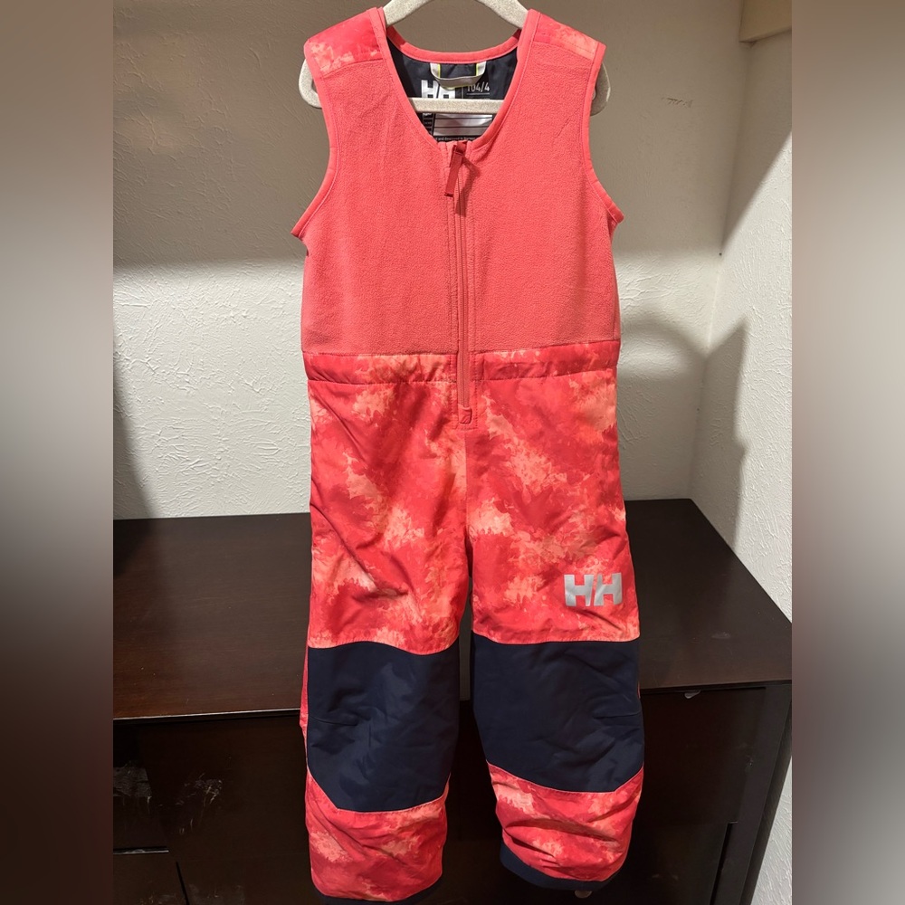 Helly-Hansen Kids’ Vertical Ins Bib Pants, Insulated Winter Bib